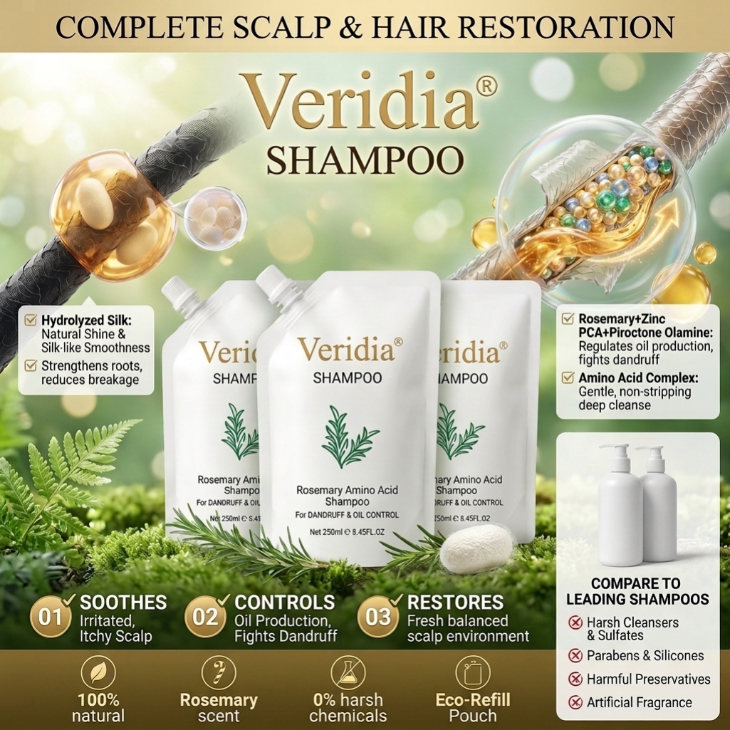 Revitalizing Hair Growth Shampoo - Thicker, Stronger Hair（Veridia）
