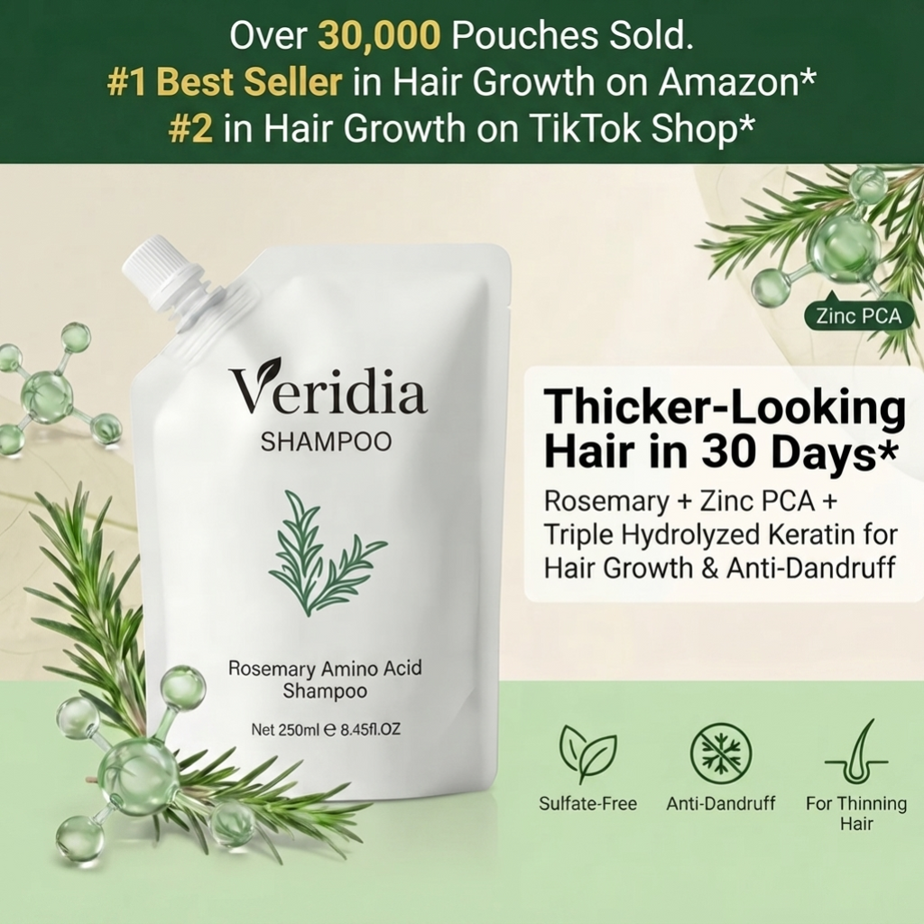 Revitalizing Hair Growth Shampoo - Thicker, Stronger Hair（Veridia）