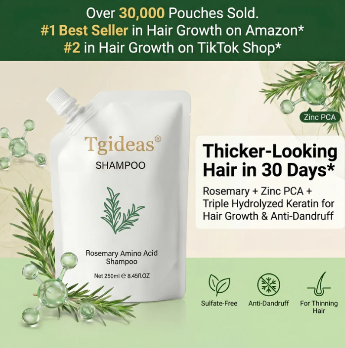 Revitalizing Hair Growth Shampoo - Thicker, Stronger Hair（Tgideas）